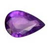 Sapphire Purple Gemstone Pear, Clean